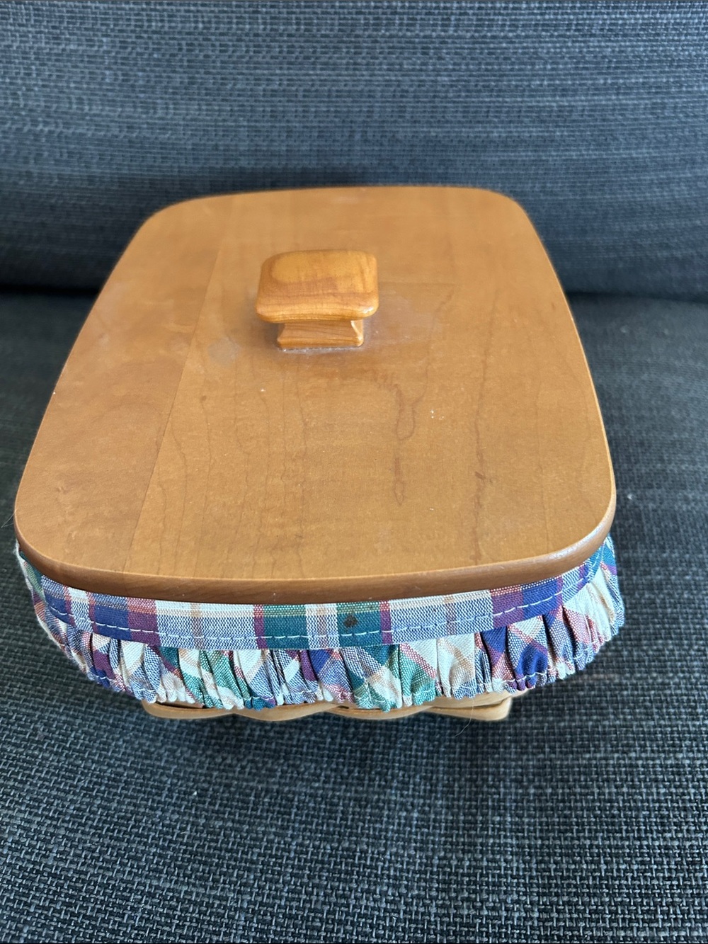Signed Longaberger Address Basket